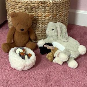 Jellycat Manhattan Toy Stuffed Animal Lot